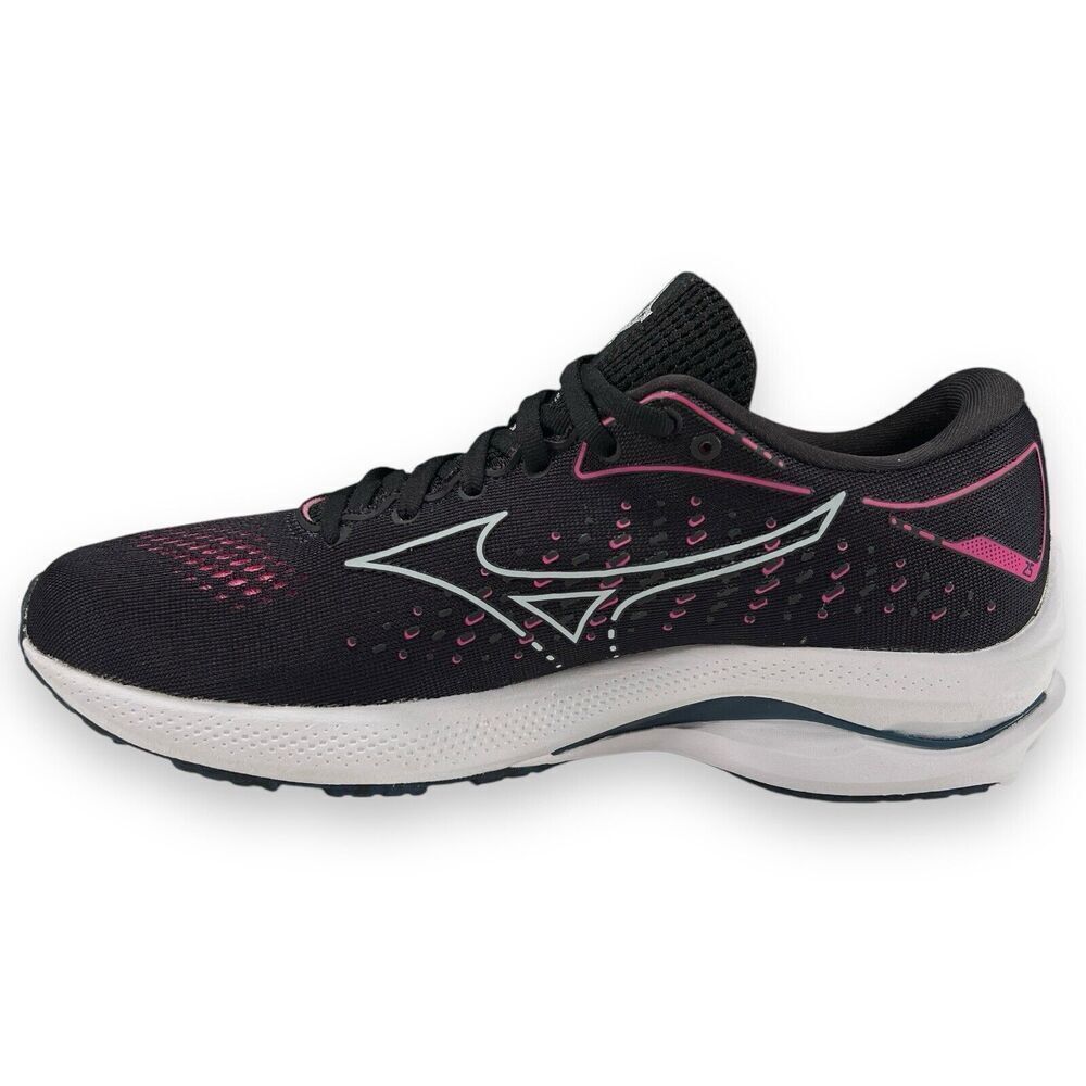 *MIXED SIZES* Mizuno Wave Rider 25 Womens Left 10 Right 9 Cancer Awareness READ! - Picture 5 of 10